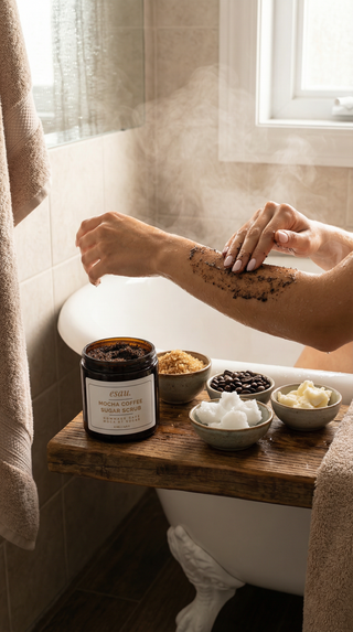Mocha Coffee Sugar Scrub